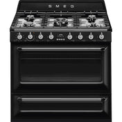 Smeg  90cm Freestanding "The Victoria" Dual Fuel Oven & Stove TRA90BL2 - Factory Seconds Discount