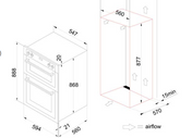 Arc 12 Function Double Oven AR2S - Clearance