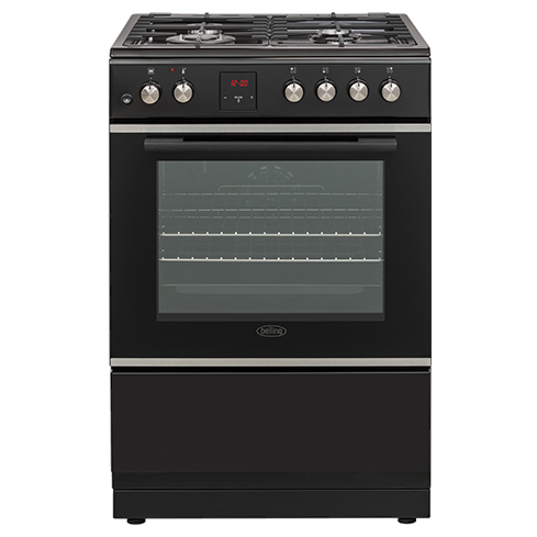 Belling 60cm Dual Fuel Freestanding Electric Oven BFS60SCDF - Clearance Discount