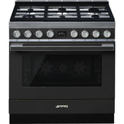 Smeg 90cm Anthracite Freestanding "Portofino" Oven CPF9GPANA - Ex Display Discount