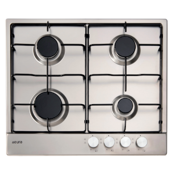 Euro 60cm Stainless Steel Gas Cooktop ECT600GS - Factory Seconds Discount