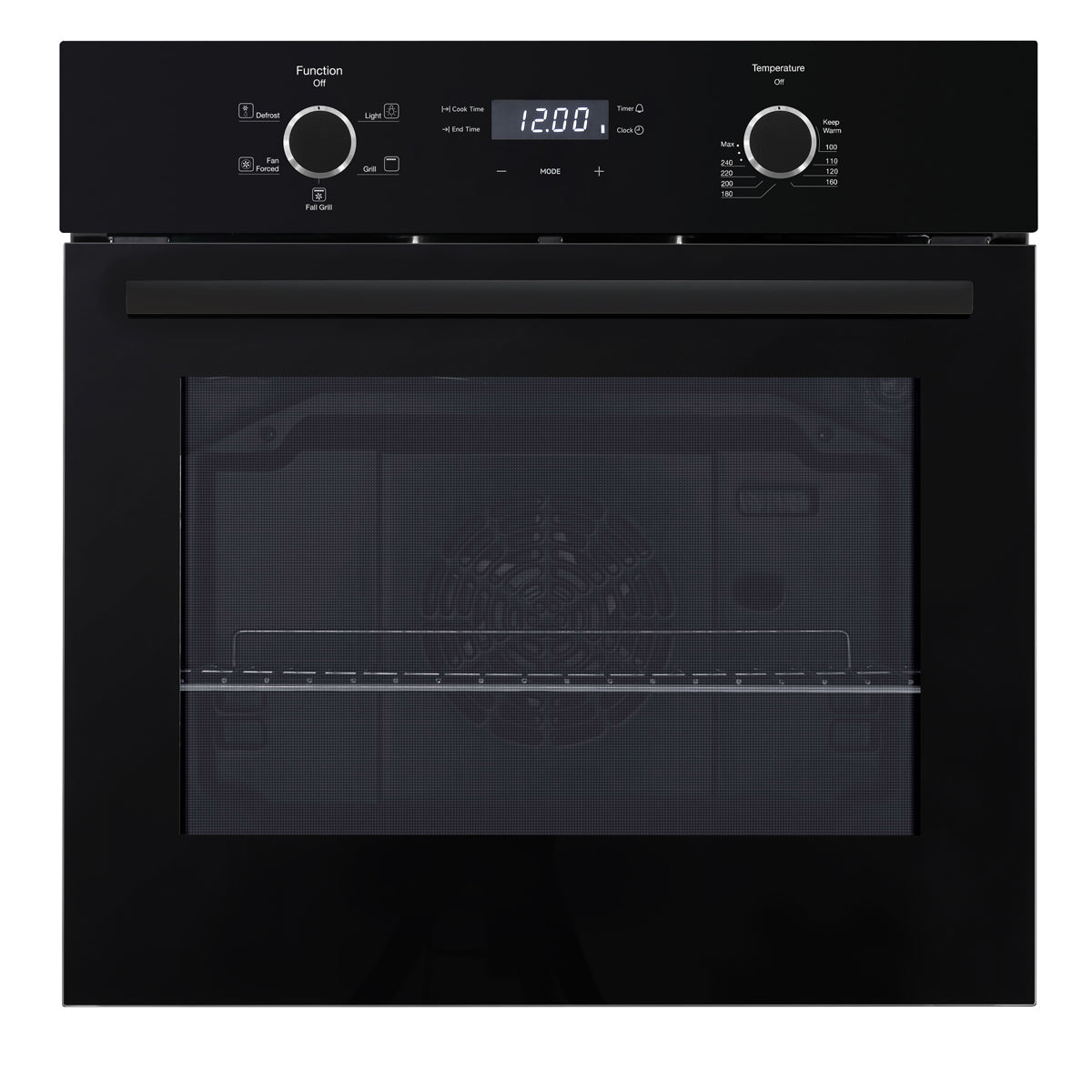 Emilia 60cm Black Electric Oven EMF65EN