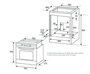 Euro 60cm Stainless Steel Multi Function Oven EO60M8SX - Carton Damaged