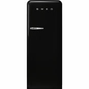 Smeg 50's Style Retro Refrigerator Black FAB28RBL3AU - Factory Seconds Discount