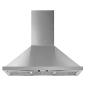 Smeg 90cm Stainless Steel Wallmount Portofino Rangehood KPFA9X - Factory Seconds Discount