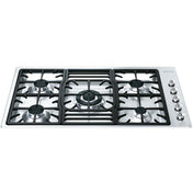 Smeg 90cm Stainless Steel Gas Cooktop PGA95-4