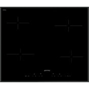 Smeg Black 60cm Ceramic Cooktop SE364TBAU