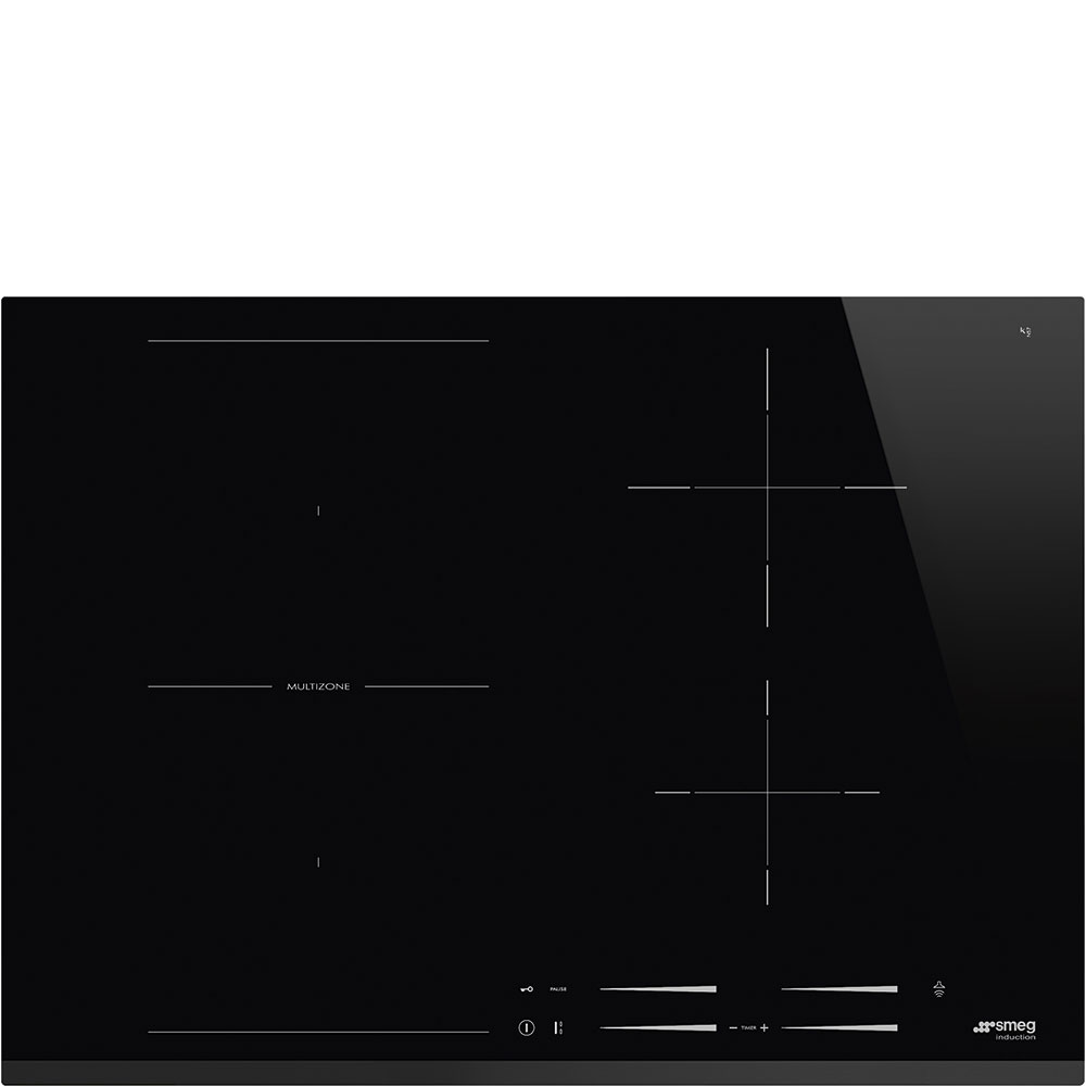 Smeg 70cm Black Induction Cooktop SI1M7743B - Ex Display Discount