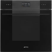 Smeg 60cm Black Linea Pyrolytic Steam Oven SOPA6102S2PB3- Factory Seconds