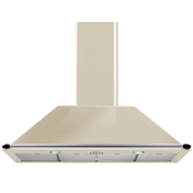 Smeg 110cm Victoria Wallmount Panna Canopy Rangehood KT110PA - Factory Seconds