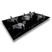 Kleenmaid  90cm Black Glass Gas Cooktop GCTEK9020 - Ex Display Discount